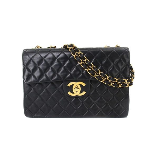 Chanel Timeless Black Leather Shopper Bag (Pre-Owned) - Picture 6 of 10
